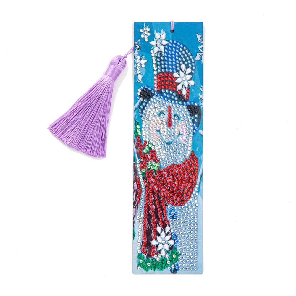 

Diamond Painting Bookmark - Special Shaped Diamond - Snowman, 501 Original