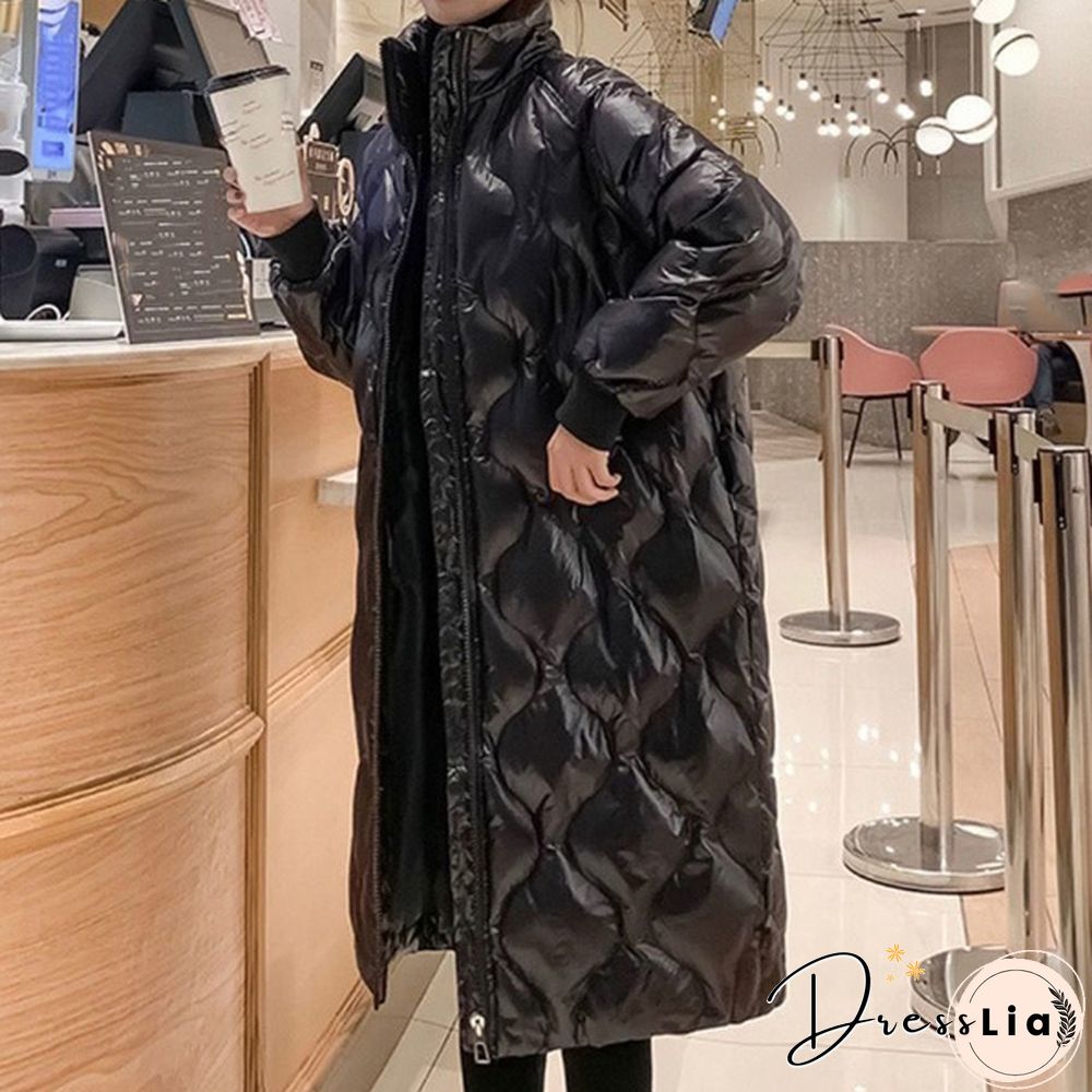 New Women Winter Down Jackets Warm Long Slim Coat And Jacket Female Big Swing Women Snow Outwear
