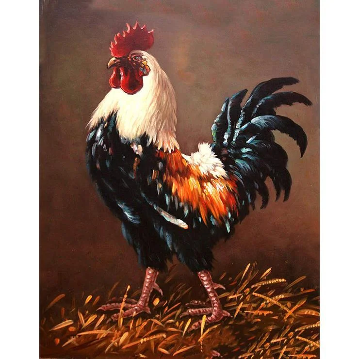 Full Round Diamond Painting Rooster (40*30cm)