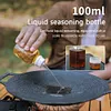 Pepper Spice Storage Jars Set Condiment Jars Organizer Outdoor Barbecue Utensils
