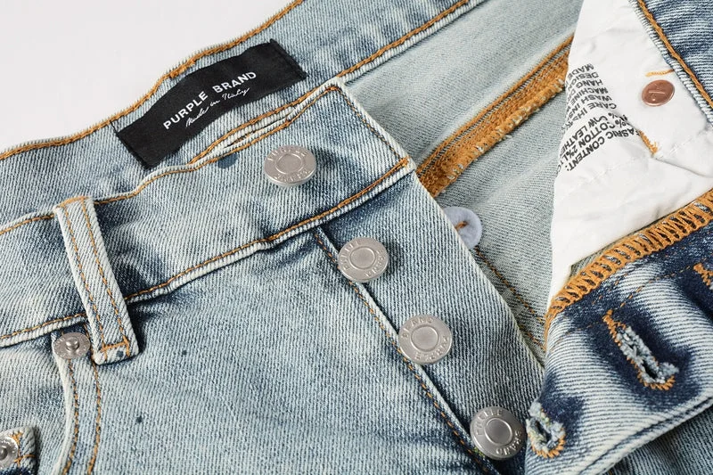 Purple Fashion Jeans 5071