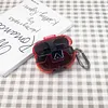 TPU Transparent Case Protective Cover with Locking Anti-scratch Headphone Protective Case with Carabiner Shockproof Fit for  Studio Buds/Studio Buds+
