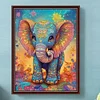 Diamond Painting-DIY Full Round Drill Elephant