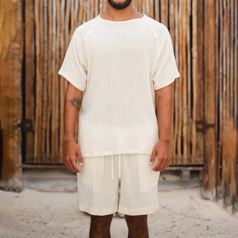 Beach Holiday Casual Linen Shorts-inspireuse