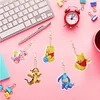 5PCS Winnie Puuh und Tigger doppelseitig - 5D DIY Craft Schlüsselanhänger