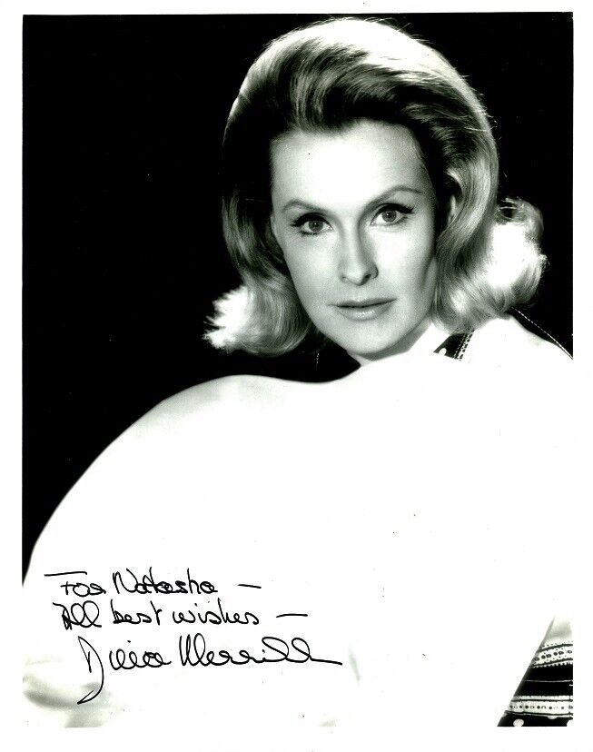 Vintage DINA MERRILL Signed Photo Poster painting