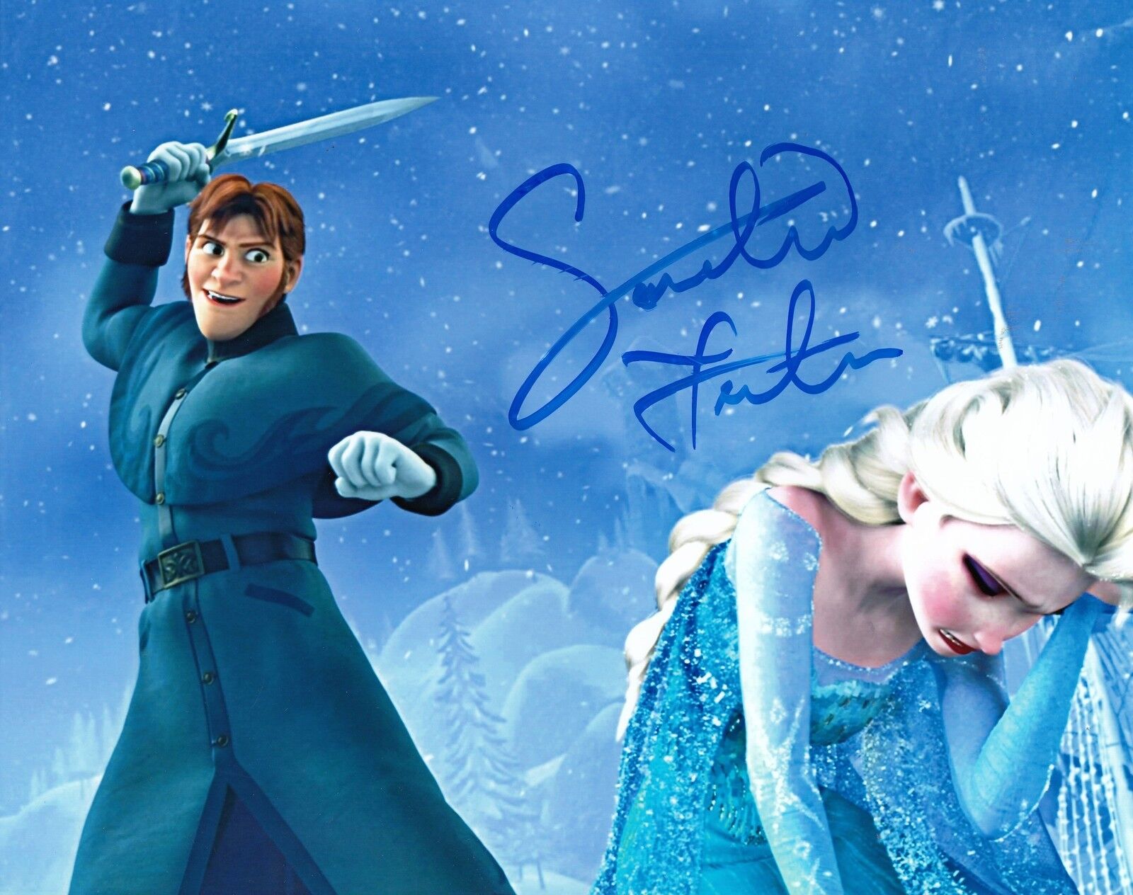 SANTINO FONTANA signed (FROZEN) autographed MOVIE 8X10 Photo Poster painting *HANS* W/COA #2