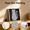 DIY Pearl Painting Kitten for Home Wall Decor(25x25cm)