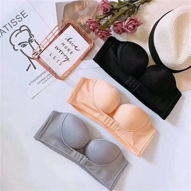 🔥Last Day 70% OFF🔥-Invisible strapless non-slip sexy no steel ring tube top