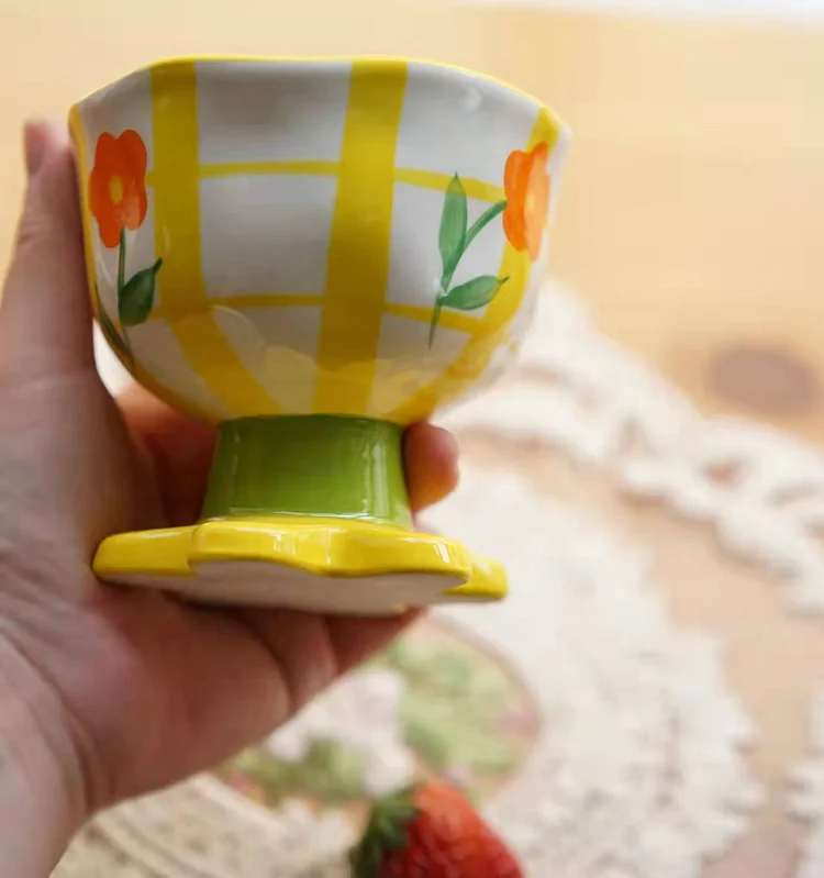 Irregular Flower Dessert Cup