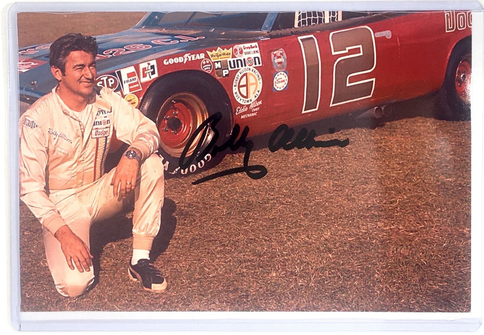 Bobby Allison Signed 4x6 Photo Poster painting NASCAR Stock Car Racing Legend HOF Autograph Auto