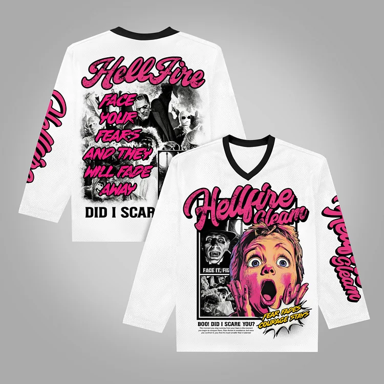 Hellstar Hellfire Fear Fades Courage Stays Graphics Color Matching Dots Long Sleeves T-Shirt