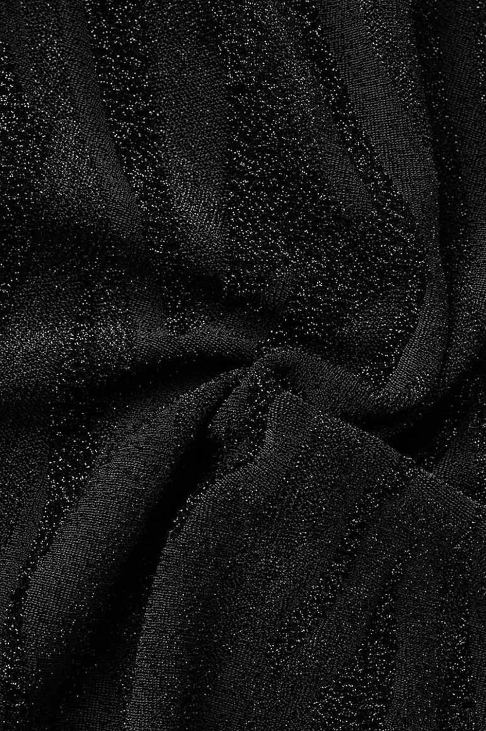 Black Sexy Print Bandage Patchwork V Neck Long Sleeve Two Pieces