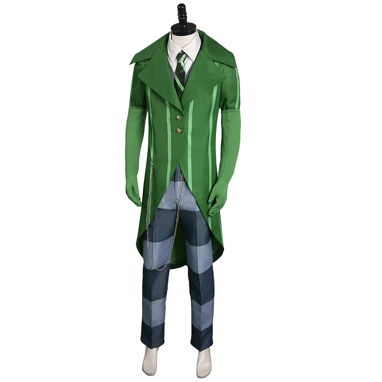 The Lorax Once-lervillain Green Coat Set Outfits Cosplay Costume Halloween Carnival Suit