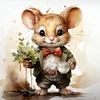Winter Rat - 11CT Stamped Cross Stitch 40*40cm