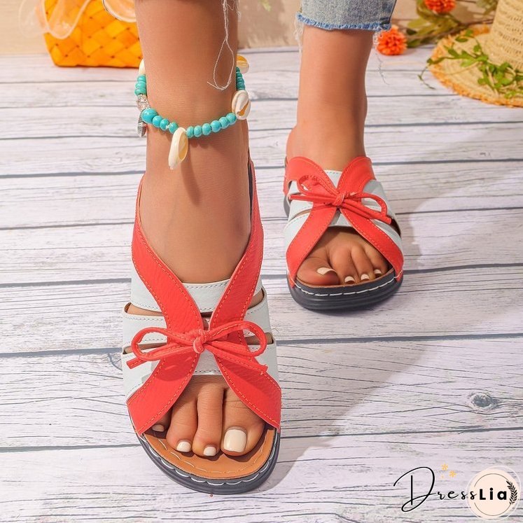 Foreign Trade Outdoor Shoes Women's Summer New Beach Sandals Versatile Fairy Style Fashion Roman Shoes