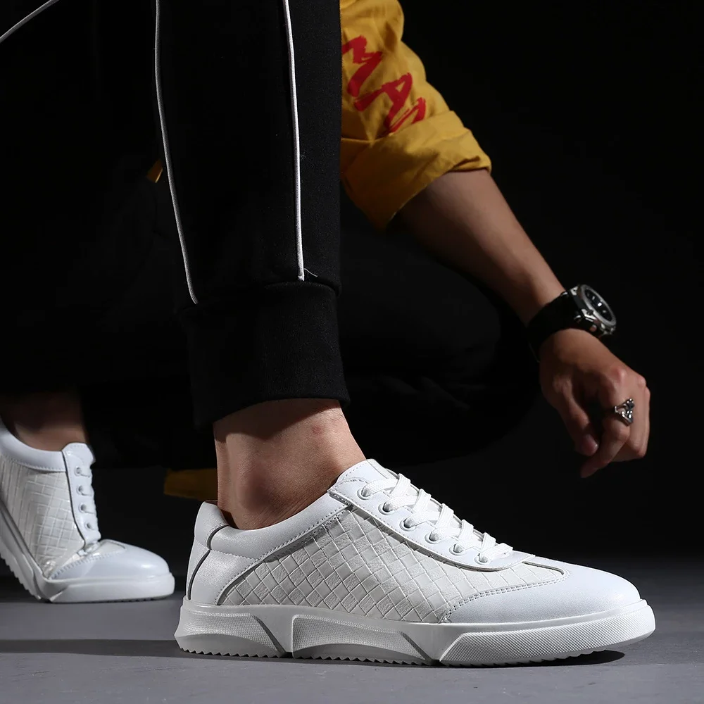 Gatsby Shoes Checkered Leather Shoes