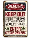 Warning - Vintage Metal Signs(12*16Inch) - Warning