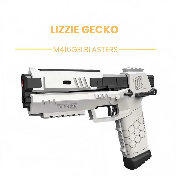Lizzie Gecko Nylon Injection Molded Nerf Blaster | Cyberpunk Pistol