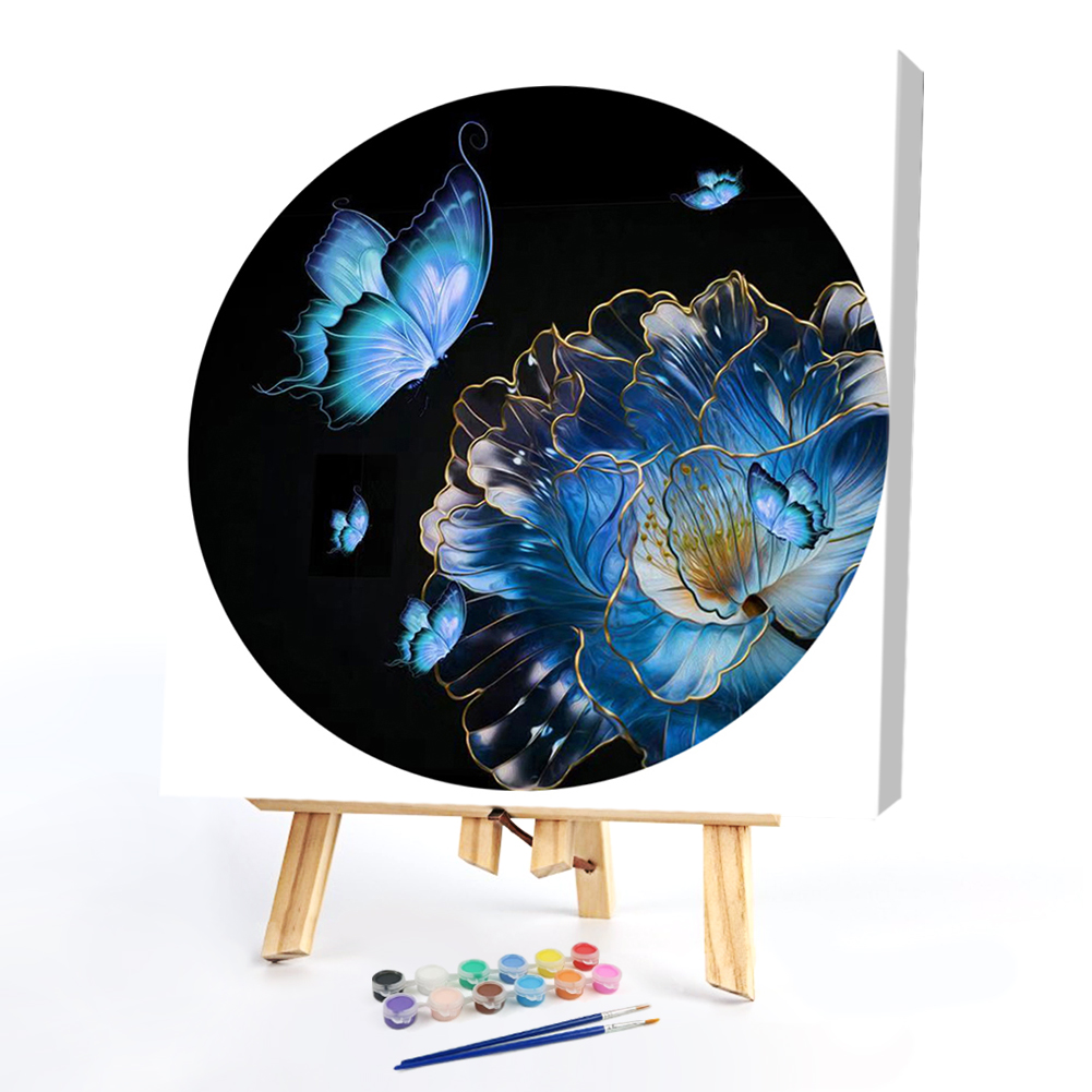 

40*50CM - Paint By Numbers - Circular Pattern, 501 Original
