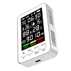 5-in-1 Portable Carbon Monoxide Detector Plug in Wall CO Detector with Temperature & Humidity Display for Home Bedroom Kitchen RV
