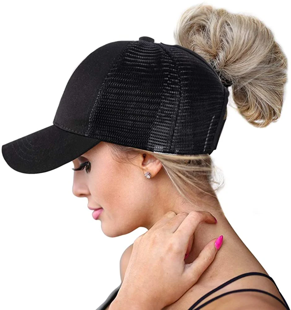 High Ponytail Baseball Hats Cap for Women