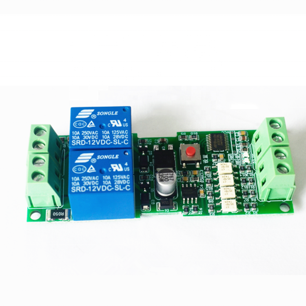 12 24V DC Motor Reverse Forward Switch Overcurrent Protection 8A Wireless Remote Control Forward Reverse Switch Relay