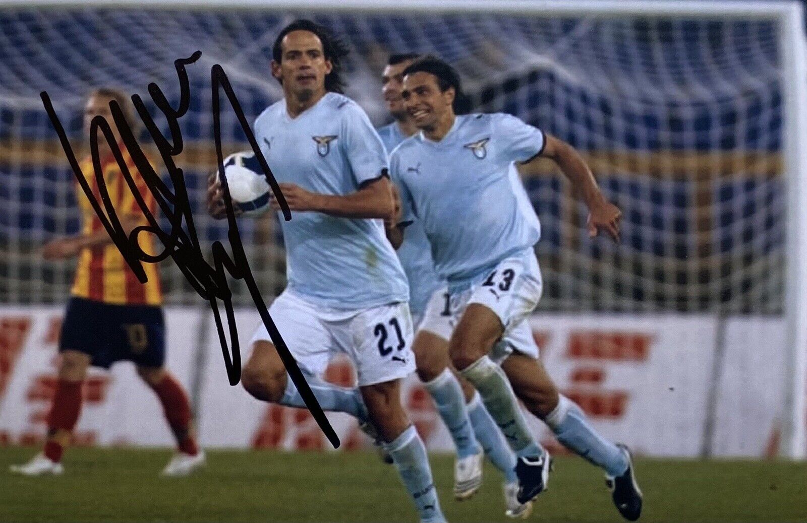 Simone Inzaghi Genuine Hand Signed Lazio 6X4 Photo Poster painting 2