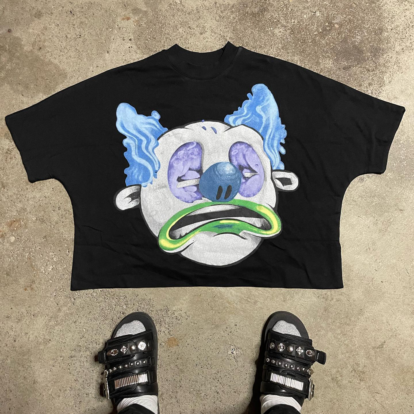 Vintage Cartoon Graphic Cotton T-Shirt - Sopula｜Premium Graphic Tees & Graphic Clothing