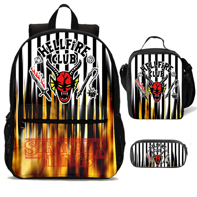 Buzzdaisy Hellfire Club Backpack Stranger Things School Bag
