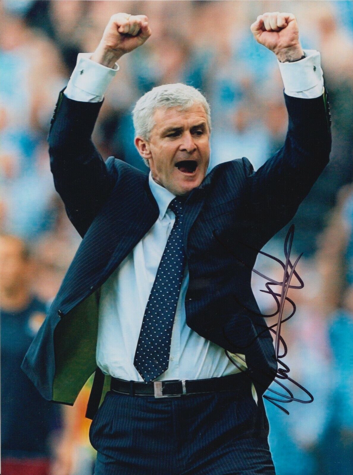 Mark Hughes Hand Signed 8x6 Photo Poster painting - Football Autograph.