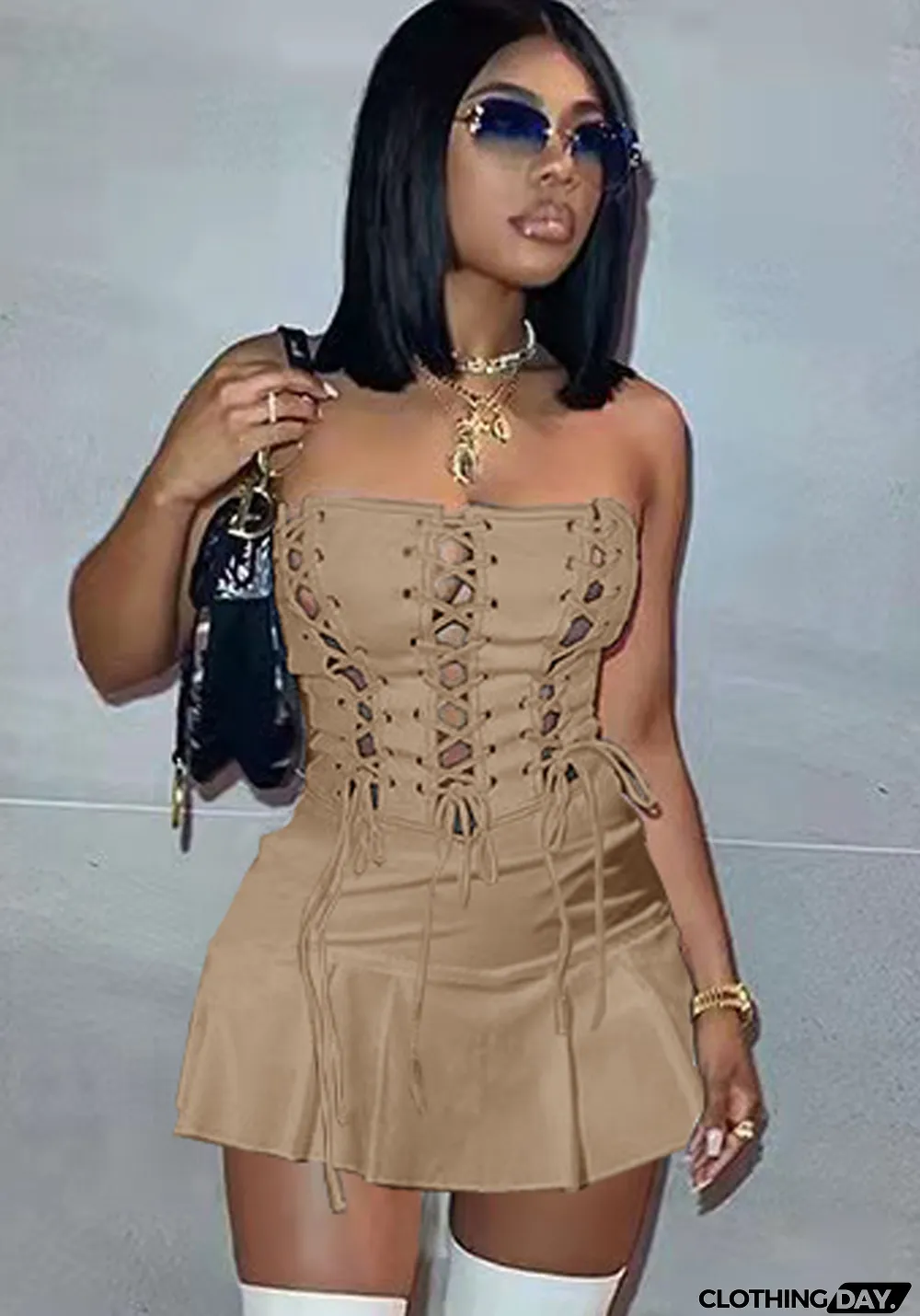 Women Summer Purple Casual V-neck Half Sleeves High Waist Floral Print Belted Regular Plus Size Two Piece Short Set