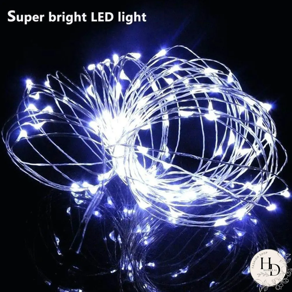 Waterproof Solar-Powered Fairy Modes Copper Wire for Christmas Patio