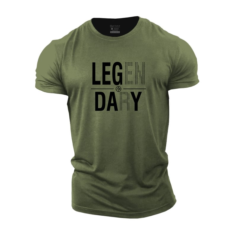 Cotton Legendary Graphic T-shirts tacday