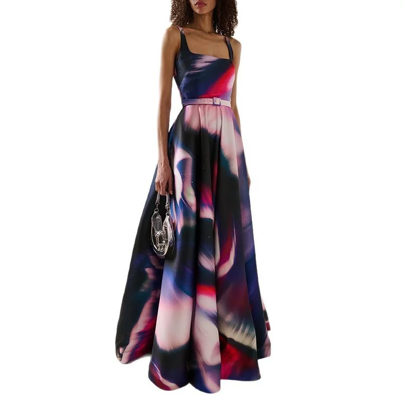 Nigikala Nigikala Summer New Star Fashion Sleeveless Vest Phantom Dress Long Dress Dress Dress