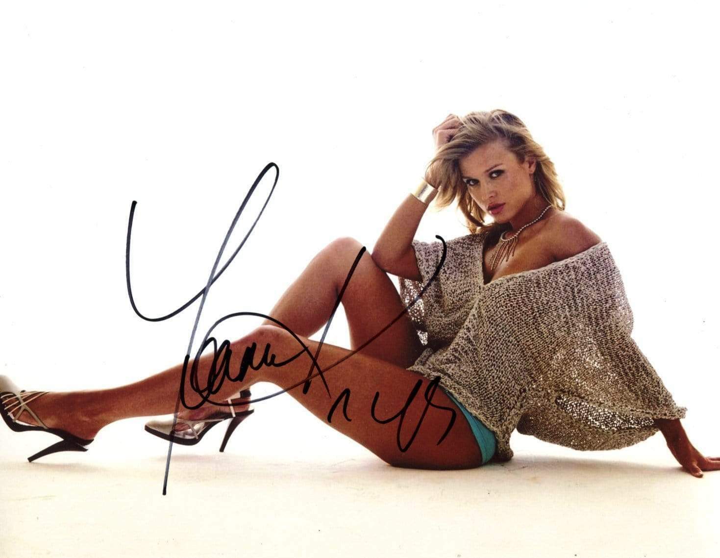 Joanna Krupa MODEL autograph, signed Photo Poster painting