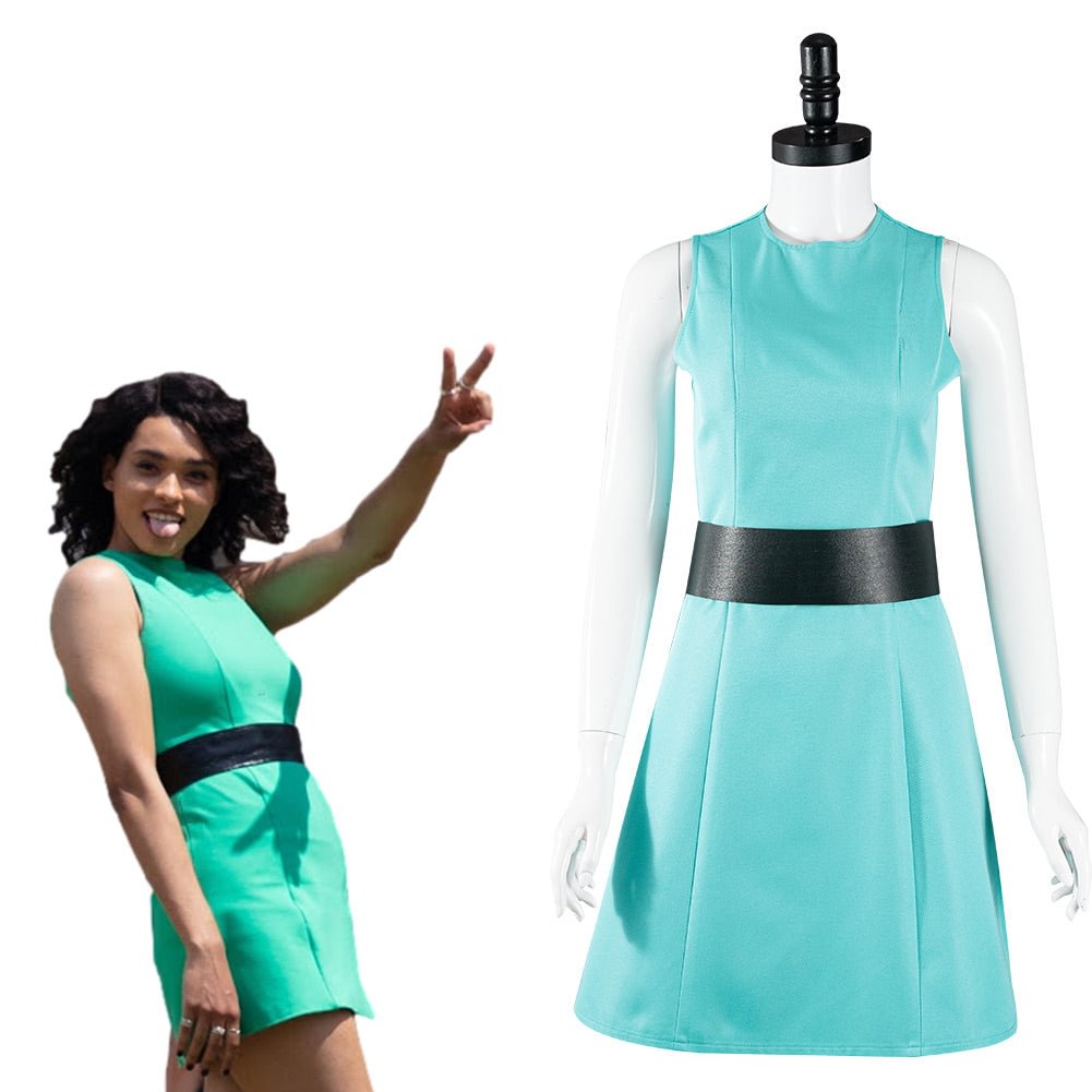 The Powerpuff Girls Buttercup Cosplay Kostüme Outfits Halloween Karneval Kleid