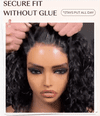 Glueless Loose Wavy Bob 150% High Density Drawstring Hair Wig For Beginners