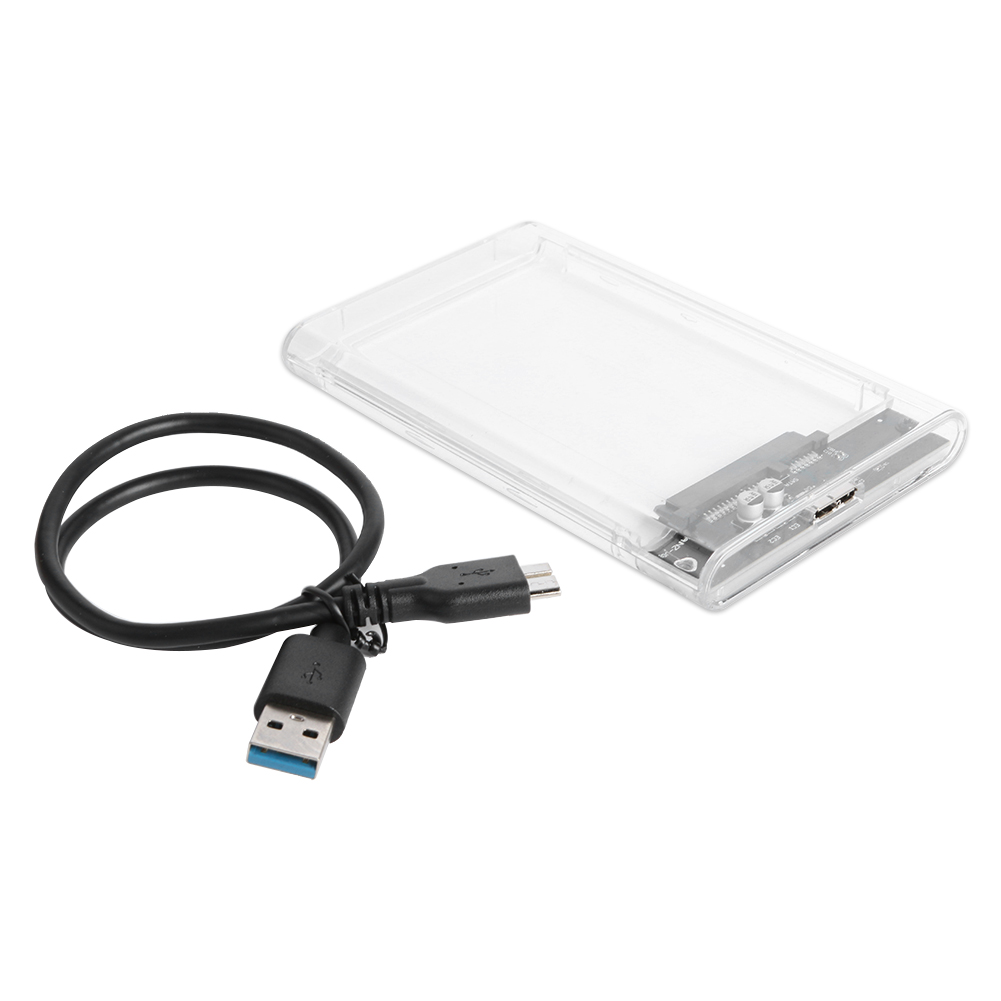 

2.5 inch HDD SSD Case Enclosure Laptop SATA III to USB 3.0 Hard Drive Box, 501 Original