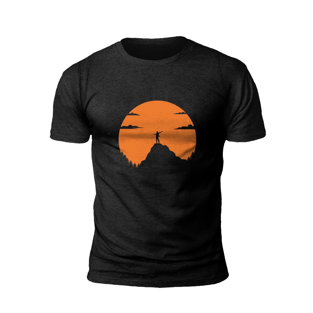 Sunrise Conqueror: A New Day's Challenge T-shirt