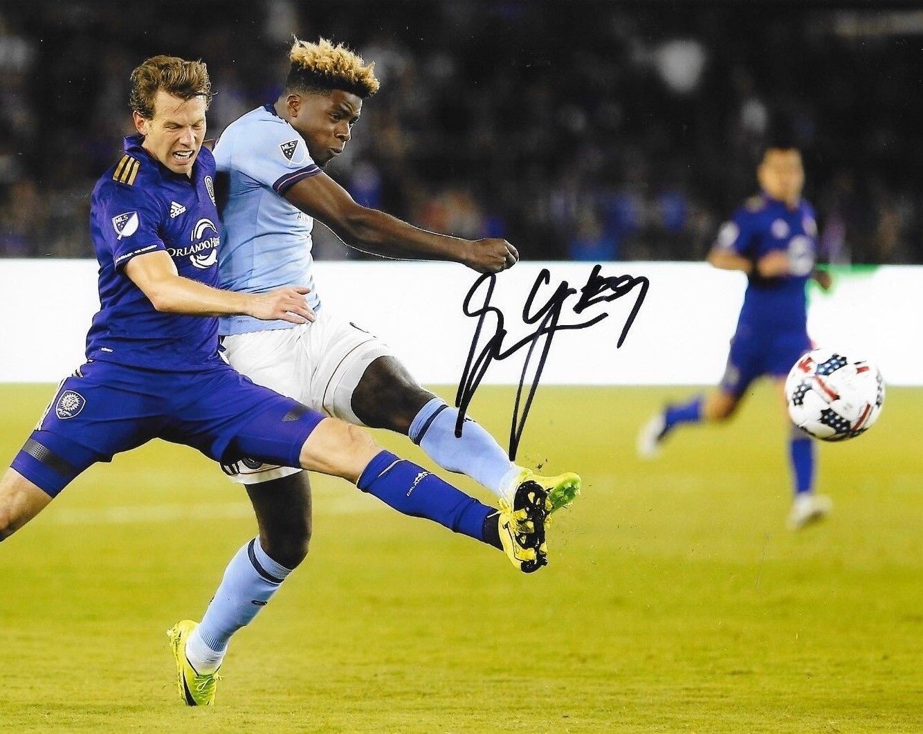 Sean Okoli signed New York City FC 8x10 Photo Poster painting autographed NYCFC MLS Soccer