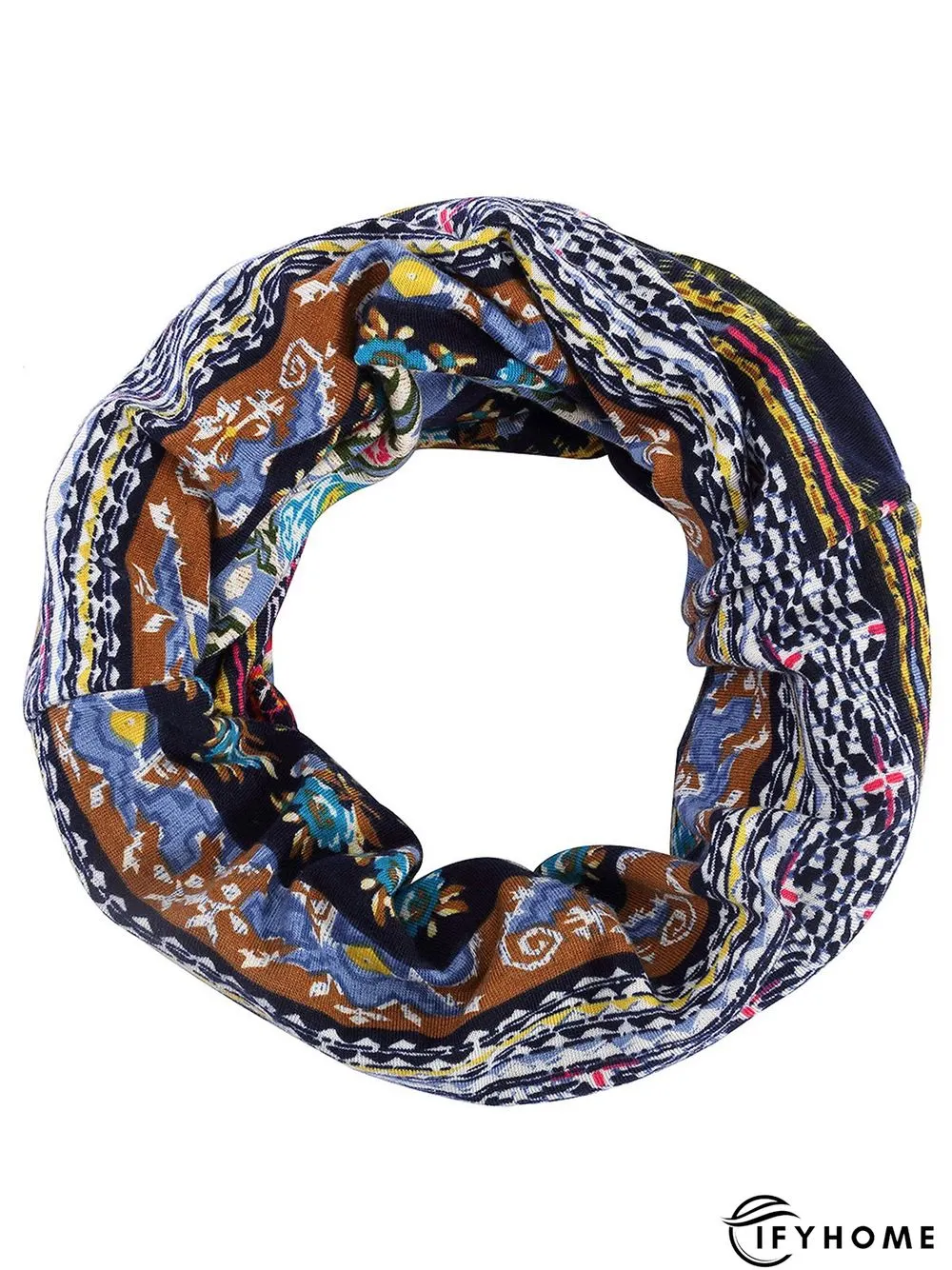 Vintage Paisley All Season Printing Household Style Polyester Cotton Turban Regular Hat | IFYHOME