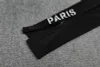 Paris Saint-Germain 25-26 1/4 Zip Tracksuit  Black Chandal