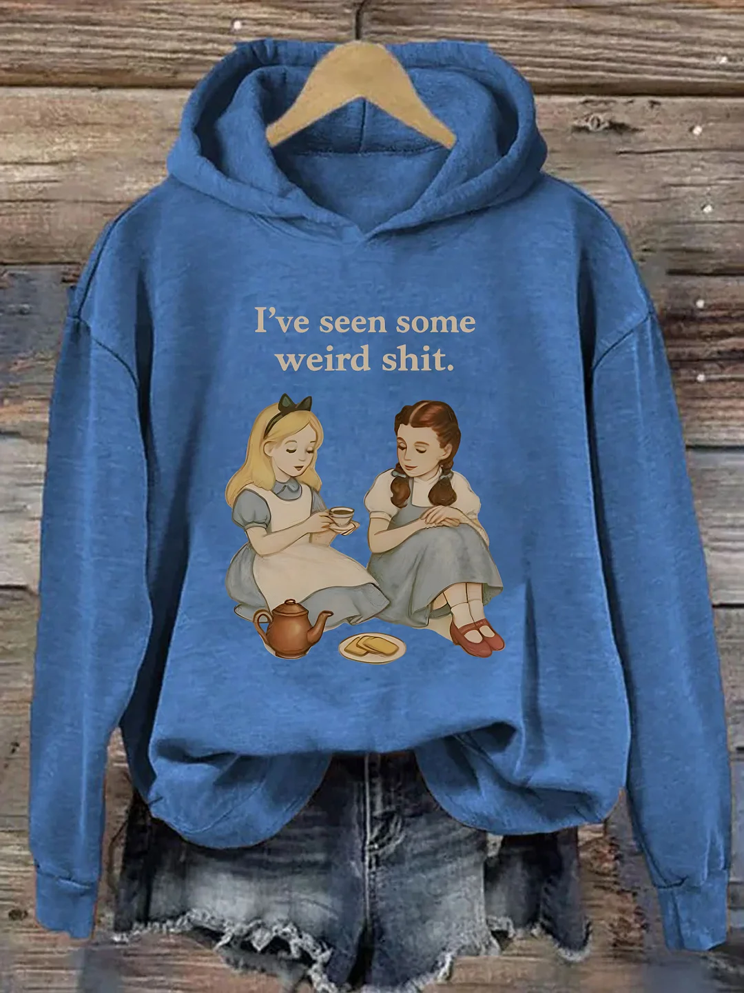 Vintage Girls Funny Hoodie