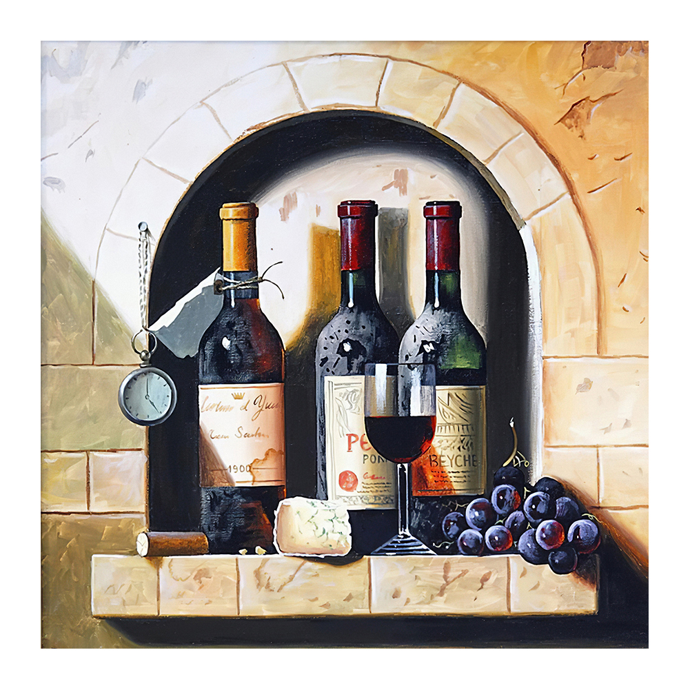 

Wine - Round Drill Diamond Painting - 40*40CM, 501 Original