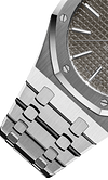 Silver 904L Steel Gray Ruthenium Dial - Automatic - 41mm