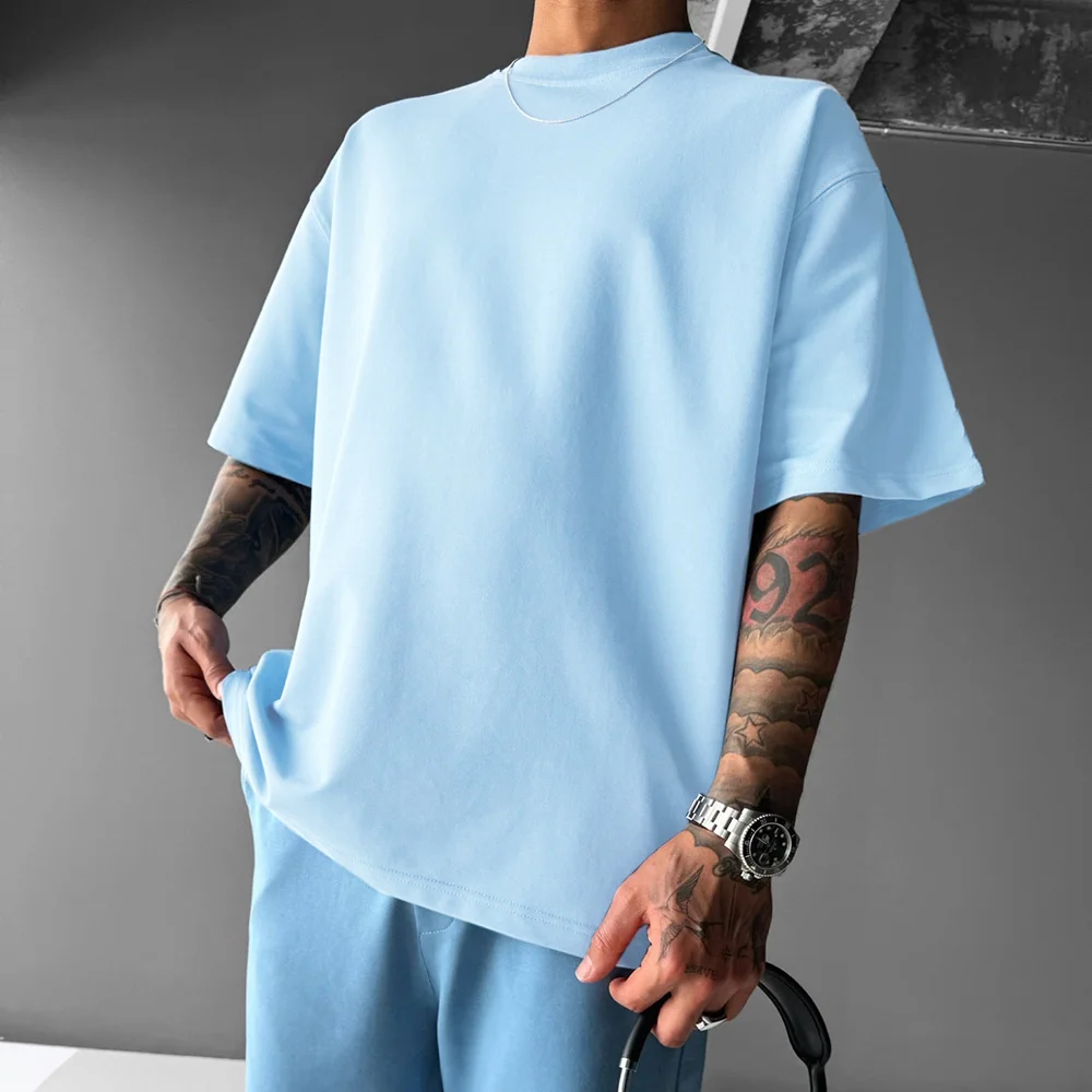 Neutral Simple Basic Solid Color T-shirt