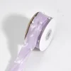 Pearls Silk Ribbon 4cm x 4.5m Wedding Bouquet Gift Wrapping Ribbon