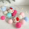 Colorful Felt Christmas's Tree Hanging Decor Balls