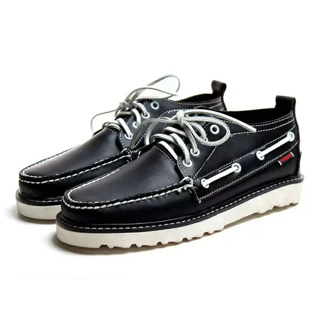 Mens Black Boat Shoes